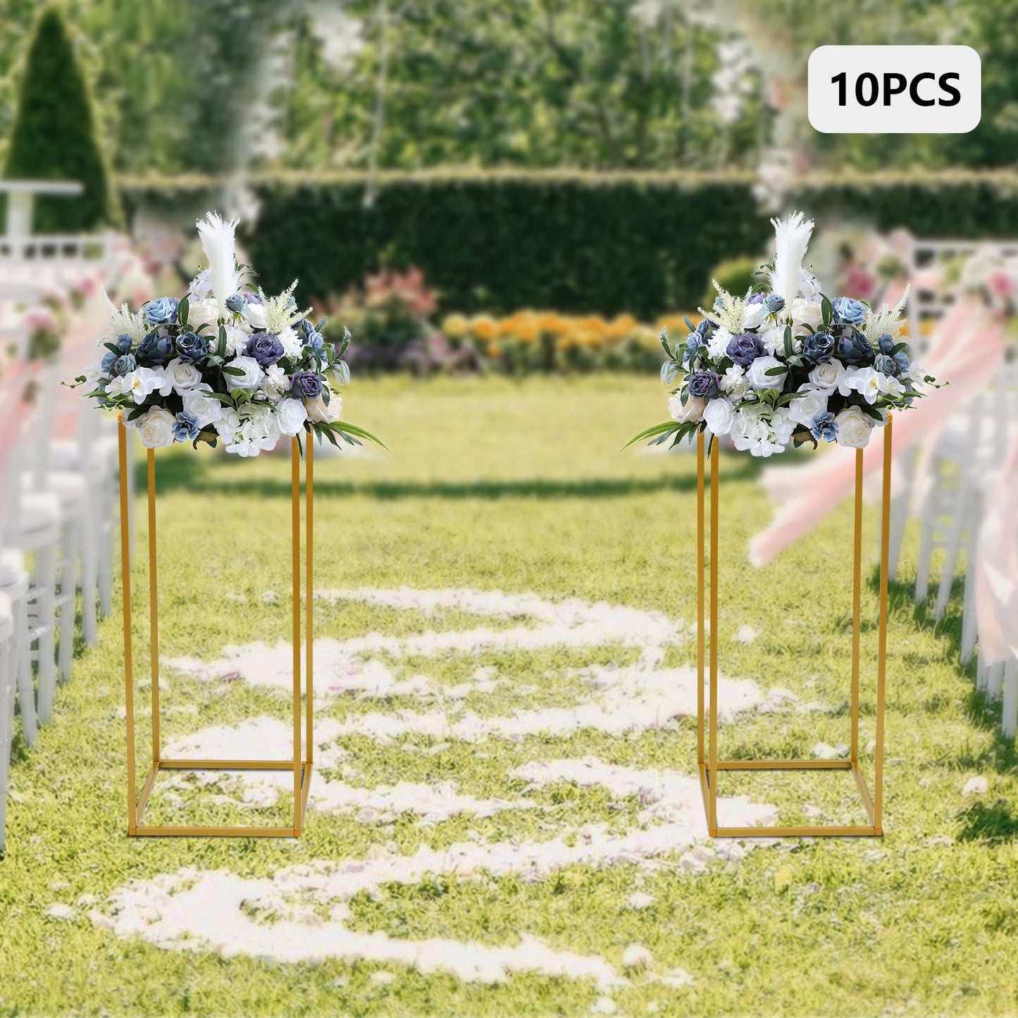 Metal Flower Rack Set For Weddings And Home Decoration