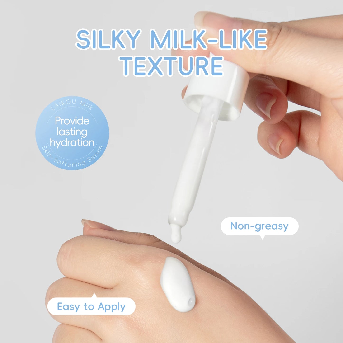 LAIKOU Milk Skincare Set Moisturizing Cleanser Travel Kit