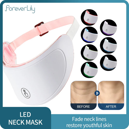 Foreverlily Neck LED Mask Photon Anti Wrinkle Skin Care