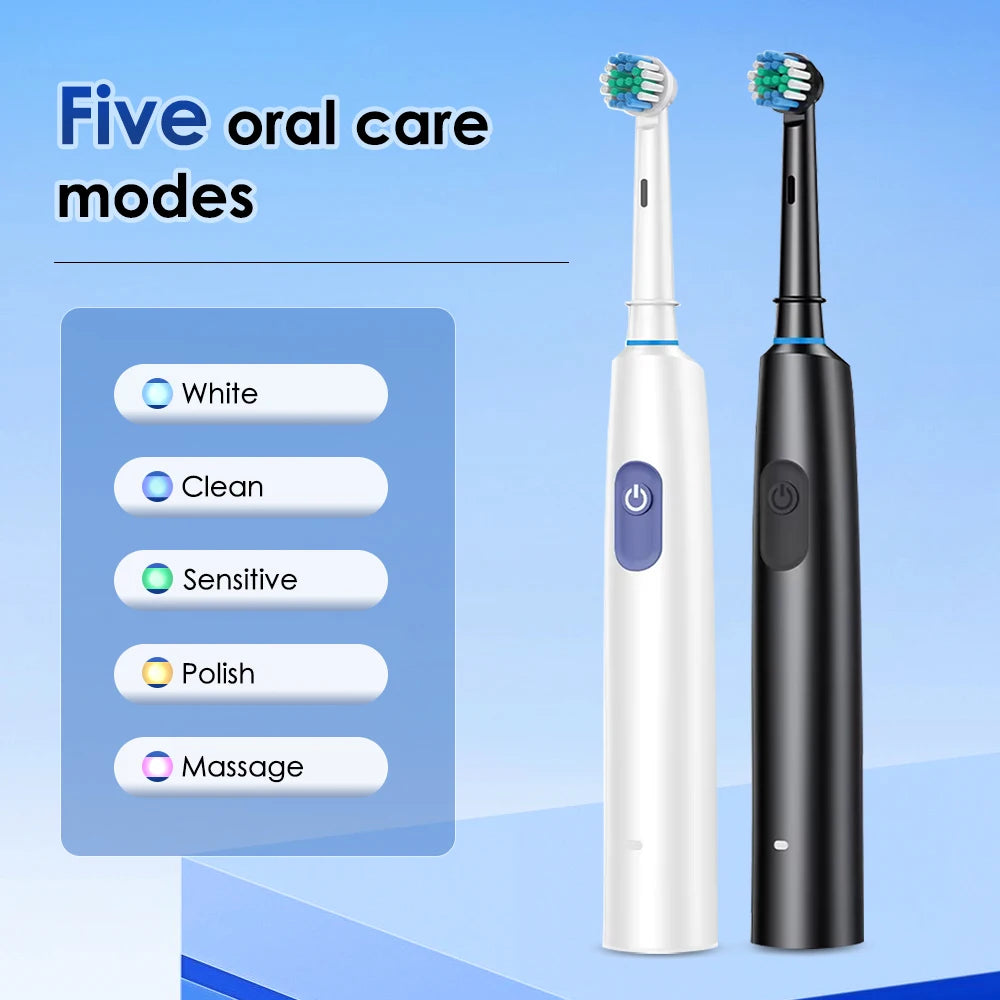 Ms.Dear Electric Toothbrush Cordless USB Rechargeable Waterproof