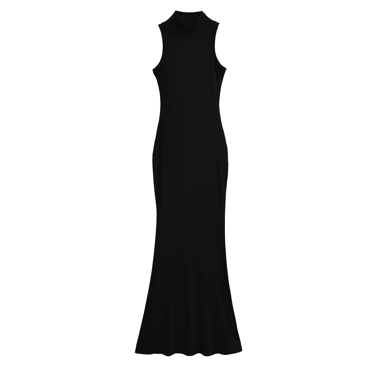 Long dresses for women 2024 Summer sexy knitted dresses elegant bodycon dress vintage clothes evening pary dress turtleneck