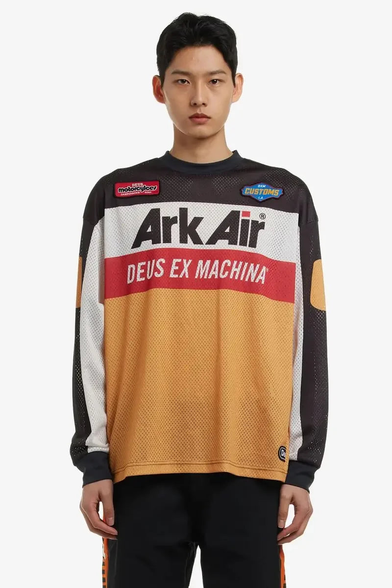New Sportswear Enduro Jersey DEUS EX MACHINA Motocross Cycling Off Road Dirt Bike Riding Racing Long Shirt Motorcycle Jersey MTB