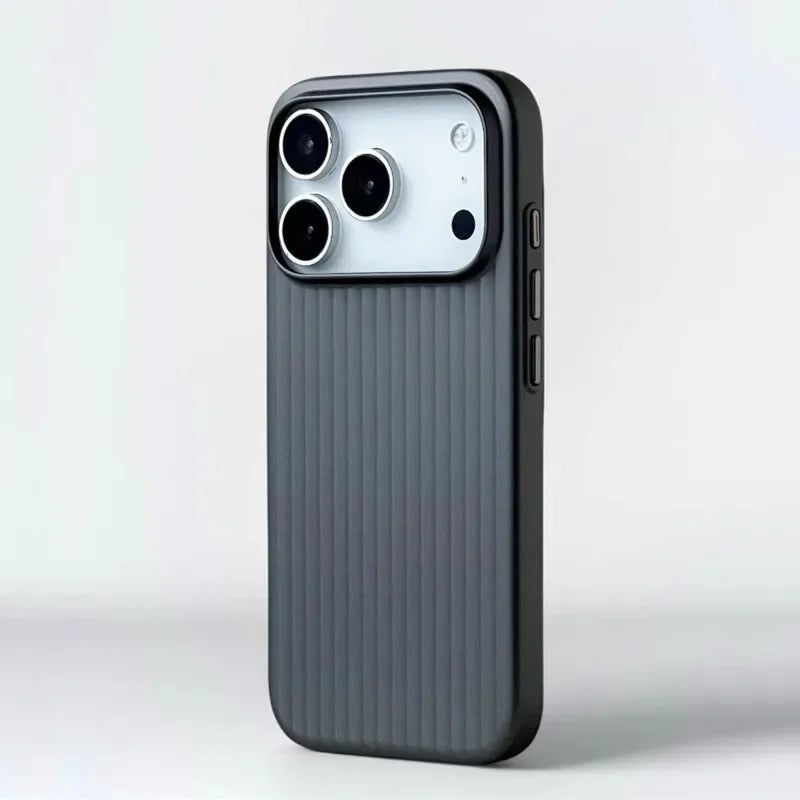 Luxury Stripes Metallic Armor Case for iPhone Pro Max Shockproof