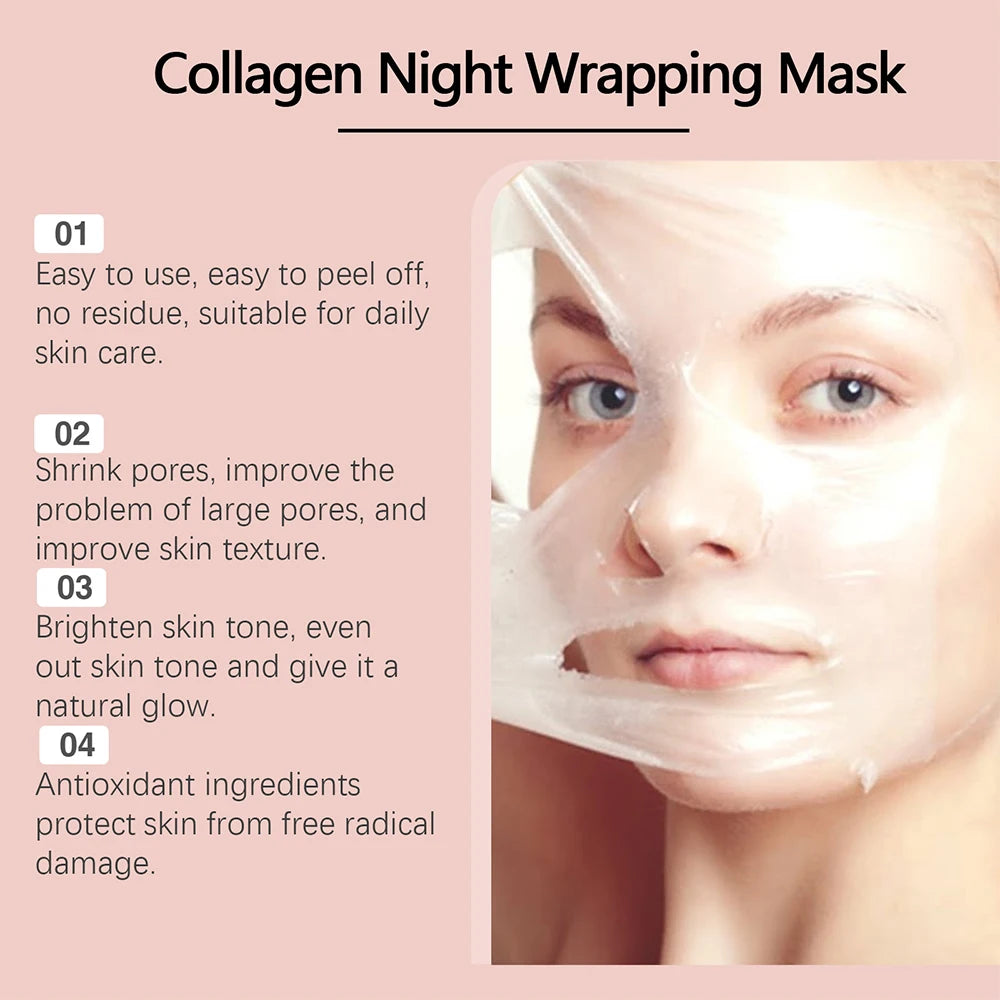 Ms.Dear Collagen Overnight Wrapping Peel Off Facial Mask Deep Hydration