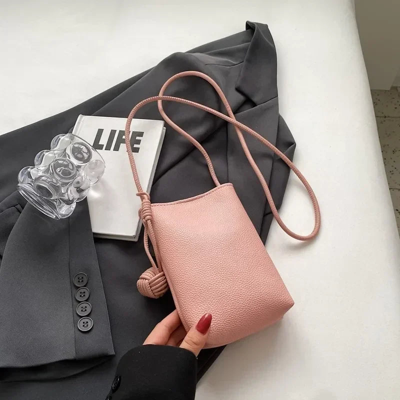 UOSU Women's Lightweight Leather Crossbody Phone Bag