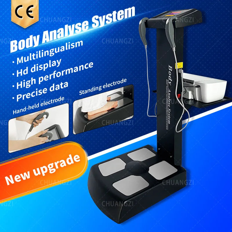 Intelligent Body Testing Body Fat In Gyms Analyzer With Printer Handheld Body Composition Designed Specifically For Measuring