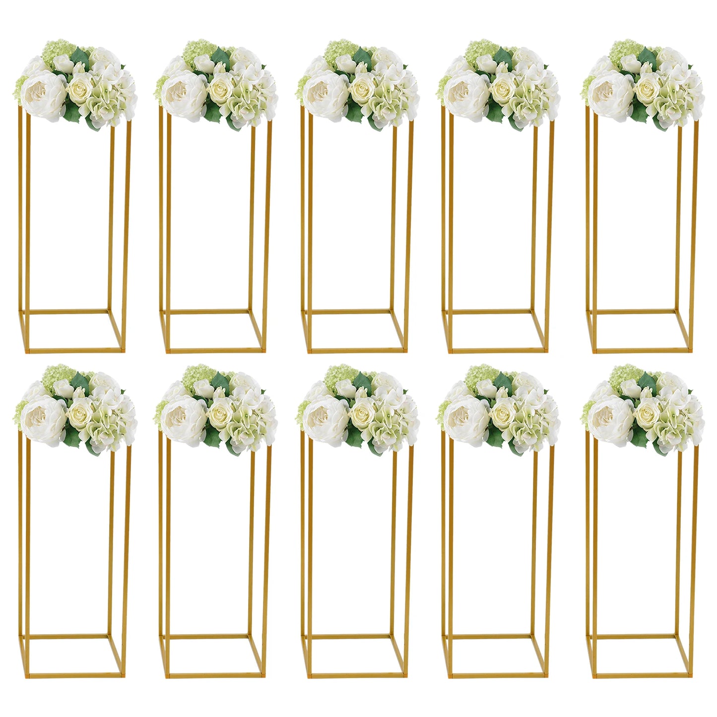 Metal Flower Rack Set For Weddings And Home Decoration