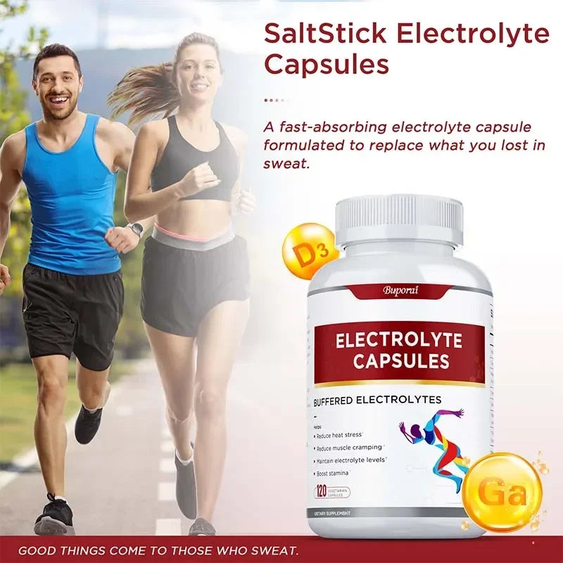 Pslalae Electrolyte Capsules Vitamin D for Hydration and Fatigue Relief