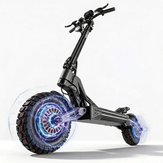 EOEOTWO Dual 4000W Electric Scooter for Adults 45 MPH