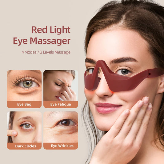 Foreverlily Eye Massager Glasses Under Eye Fatigue Relief