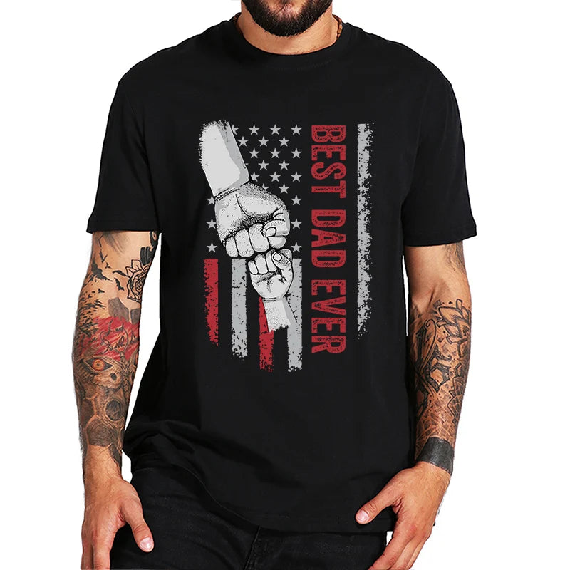 Maymavarty Custom Best Dad Ever T Shirt Fathers Day Gift