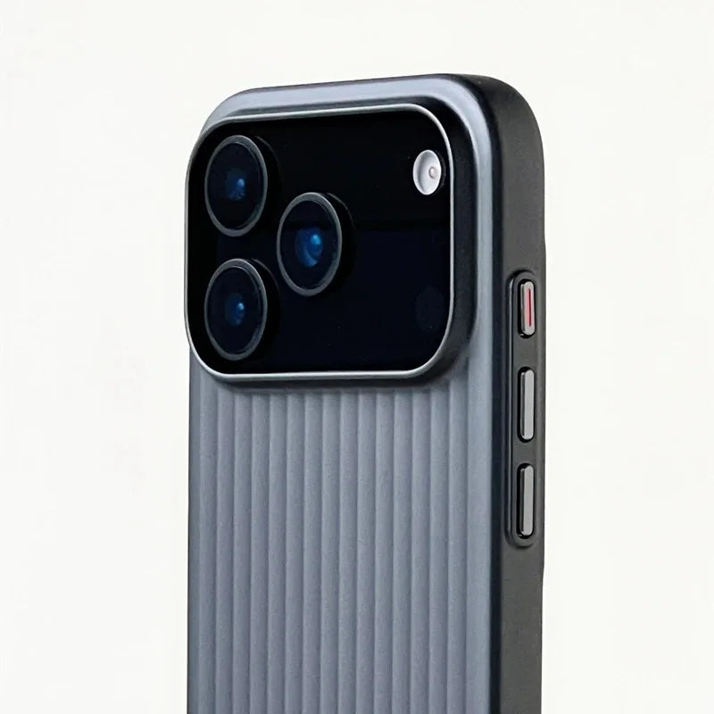 Luxury Stripes Metallic Armor Case for iPhone Pro Max Shockproof