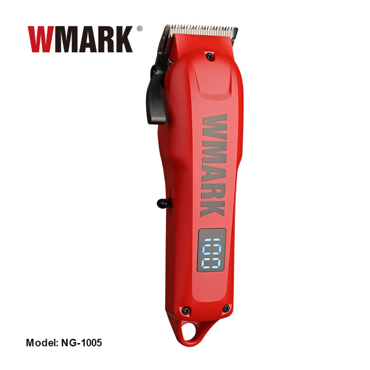 WMARK 1005 Professional Hair Clipper LED Display Low Noise Cordless USB Hair Cutting Machine Barber Shop Tools for Men's Haircut