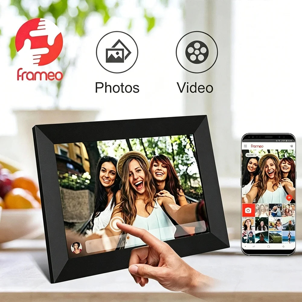 10.1 & 15.6 Inch Smart WiFi Digital Photo Frame HD Touch Screen 32GB