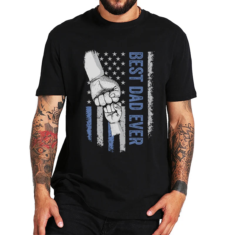 Maymavarty Custom Best Dad Ever T Shirt Fathers Day Gift