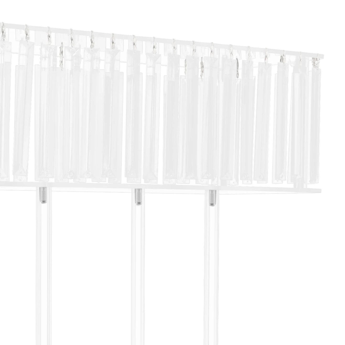 Bymaocar Crystal Flower Stand Wedding Display Rack Centerpiece