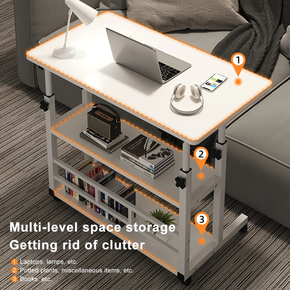 APWIKOGER Multi Layer Standing Desk Height Adjustable Wooden Workstation