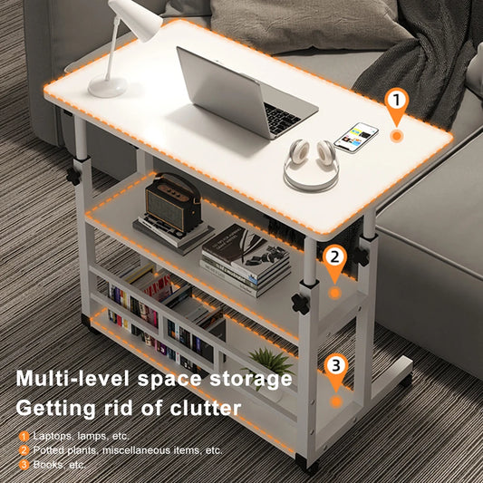 APWIKOGER Multi Layer Standing Desk Height Adjustable Wooden Workstation