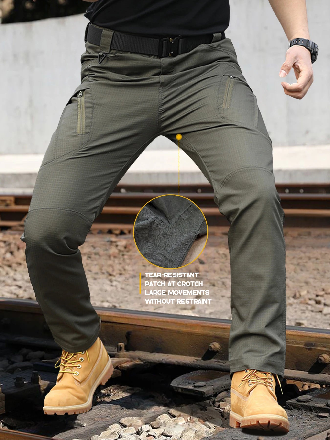 IX9 Tactical Work Pants With Multi Pocket Design