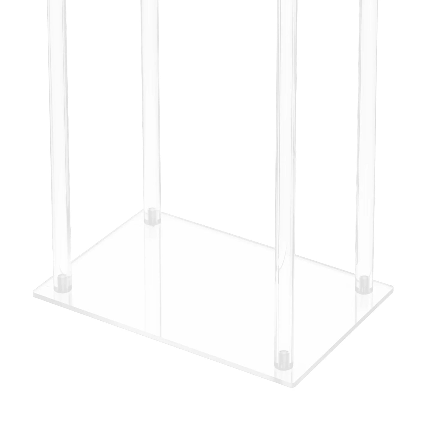 Bymaocar Crystal Flower Stand Wedding Display Rack Centerpiece