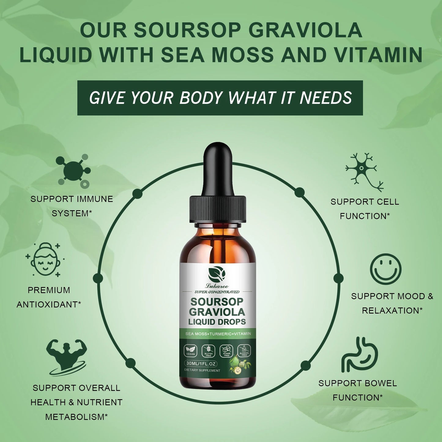Beworths Soursop Graviola Extract Drops For Immunity And Digestion