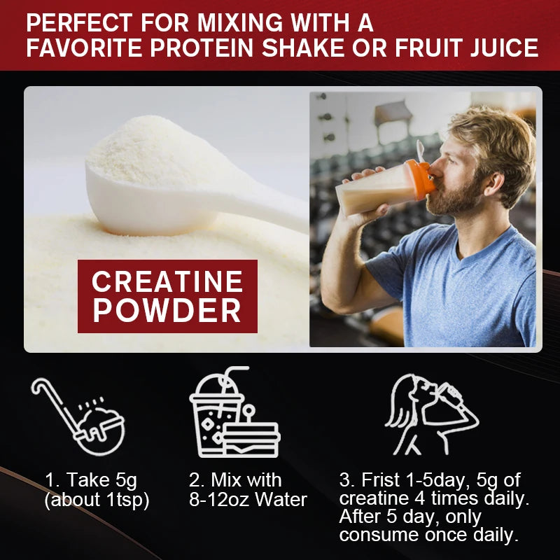 Minch Creatine Monohydrate Powder for Muscle Recovery and Performance