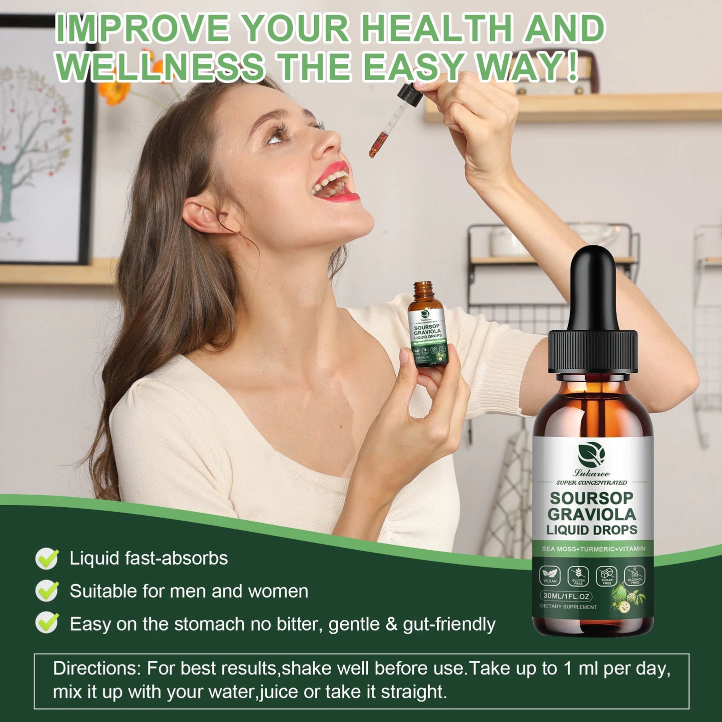 Beworths Soursop Graviola Extract Drops For Immunity And Digestion
