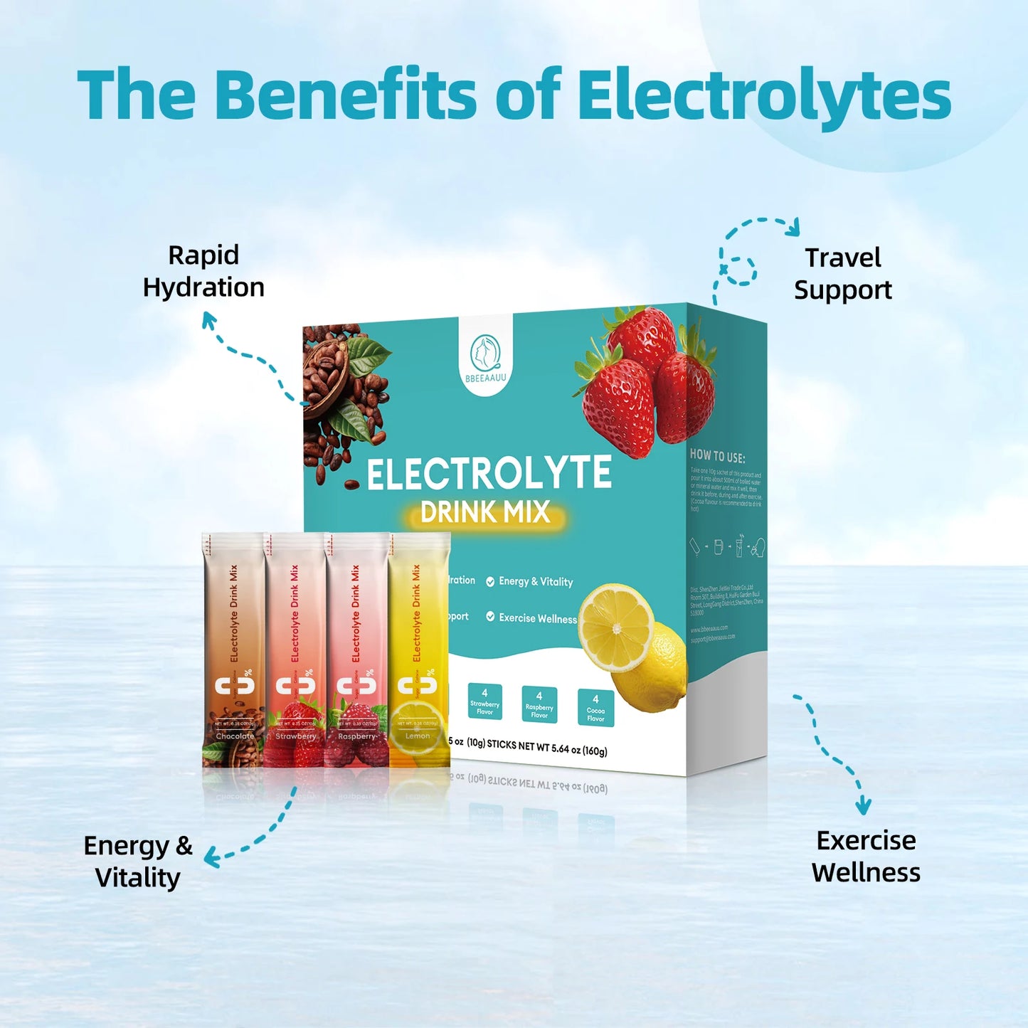 Beworths Electrolyte Powder Sugar Free Hydration And Endurance Support