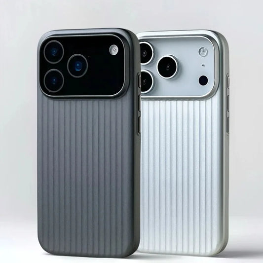 Luxury Stripes Metallic Armor Case for iPhone Pro Max Shockproof