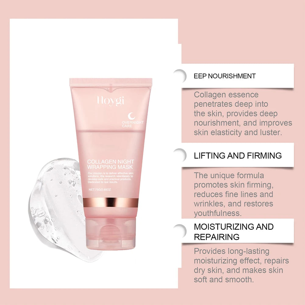 Ms.Dear Collagen Overnight Wrapping Peel Off Facial Mask Deep Hydration