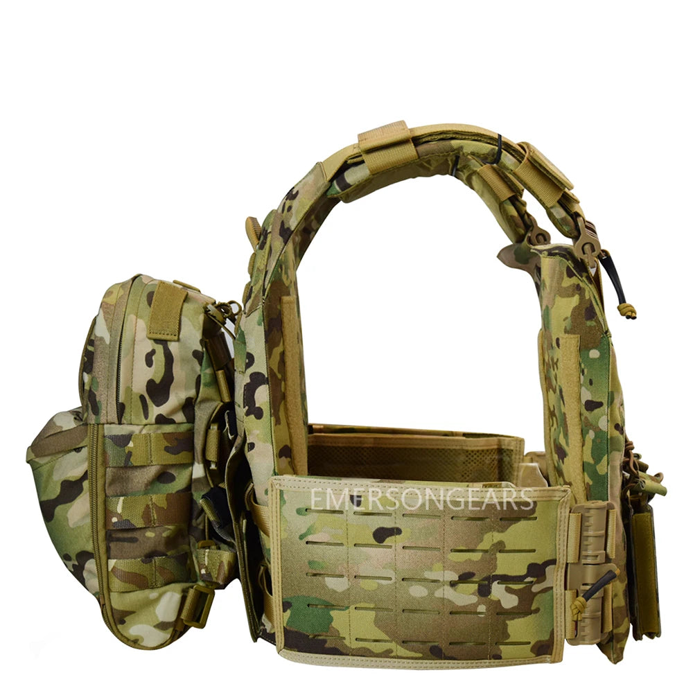 EMERSONGEARS 1000D Nylon Quick Release Laser Cut Vest Hydration Backpack