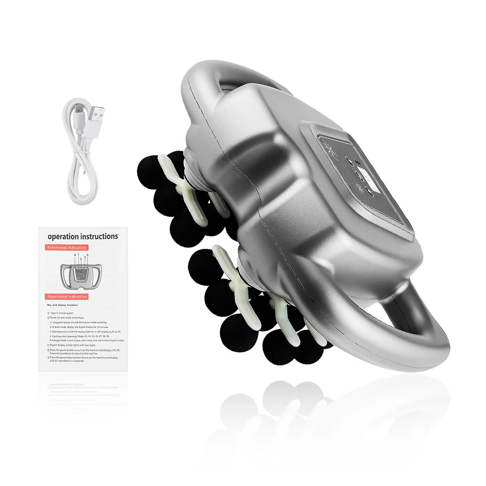 Fascia Gun 24 Head High Frequency Body Massager 9 Modes