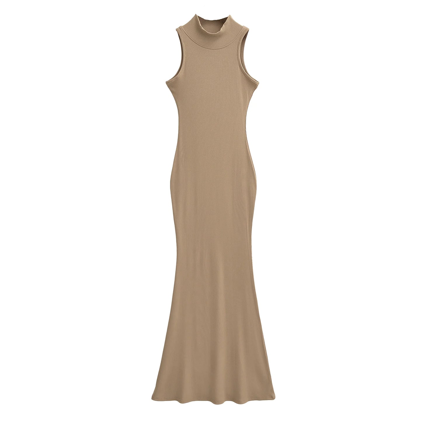Long dresses for women 2024 Summer sexy knitted dresses elegant bodycon dress vintage clothes evening pary dress turtleneck