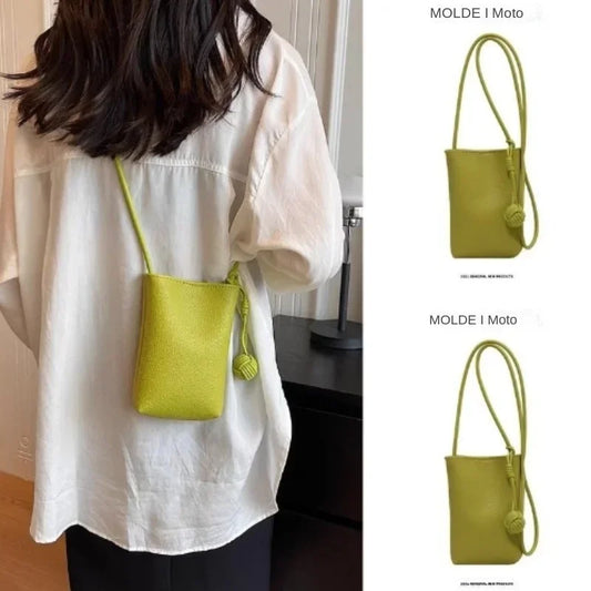 UOSU Women's Lightweight Leather Crossbody Phone Bag