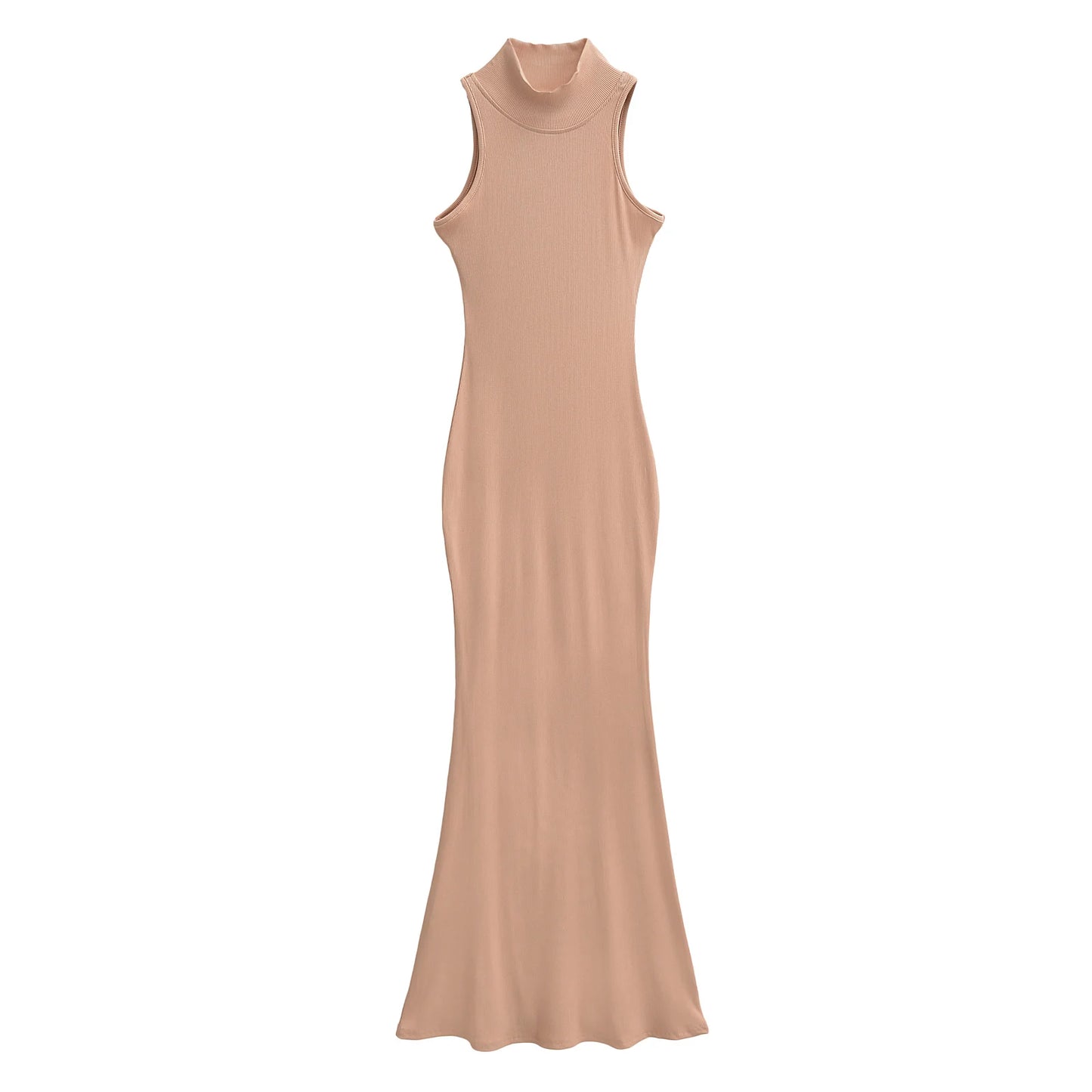 Long dresses for women 2024 Summer sexy knitted dresses elegant bodycon dress vintage clothes evening pary dress turtleneck
