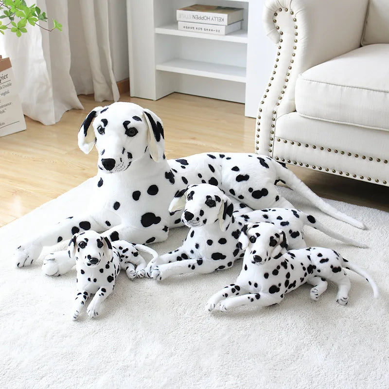 2 Styles 23-90cm Stuffed Animals Dog Dalmatian Plush Toy Lifelike Giant Dog Toy Realistic Animal Kids Toys Gift For Children