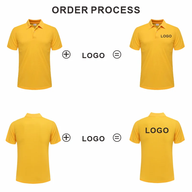 Custom Logo Breathable Polo Shirt With Embroidery For Work Uniform