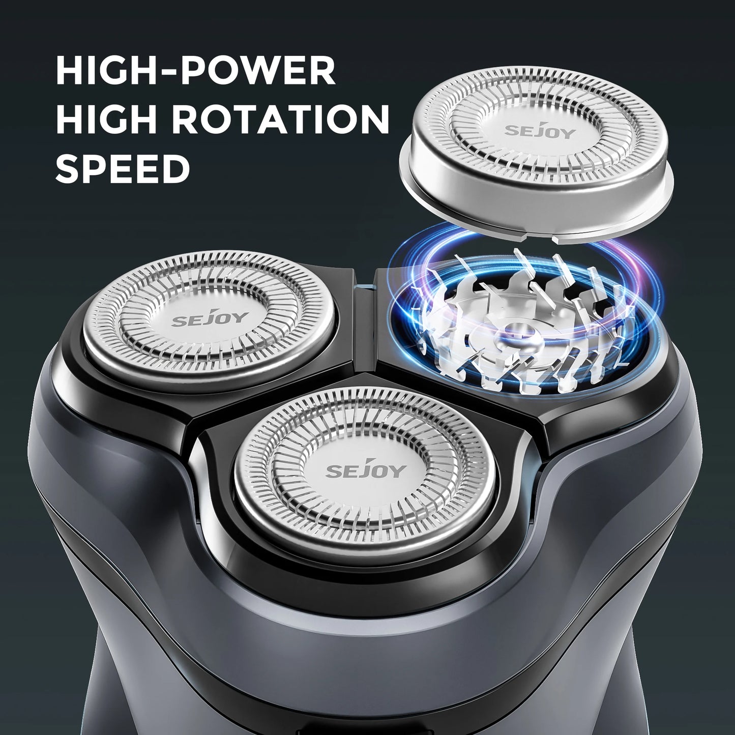 SEJOY BLASTO1 Electric Shaver For Men With Triple Floating Head
