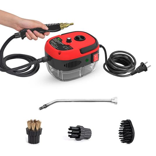 Romellar 1500W Portable Handheld Steam Cleaner With Brush Heads