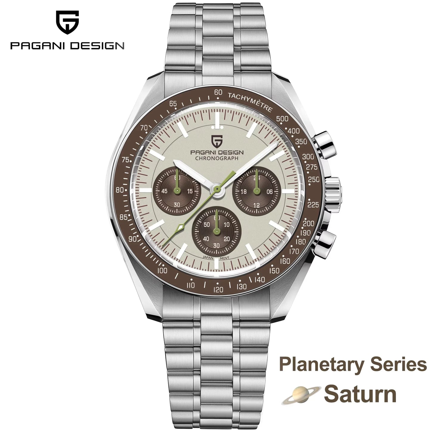 Pagani Design Moon Watch Retro Luxury Quartz For Men