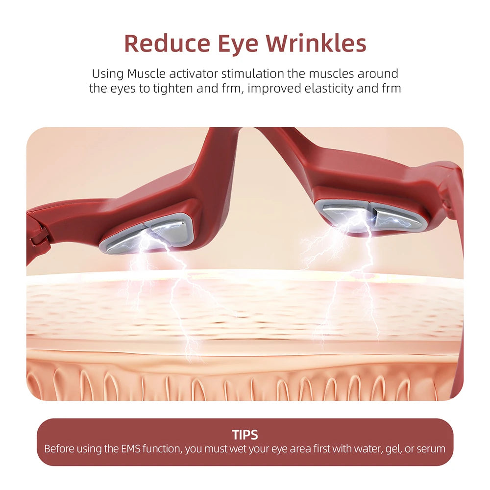 Foreverlily Eye Massager Glasses Under Eye Fatigue Relief