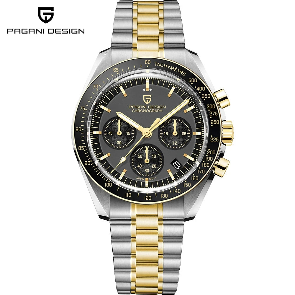 Pagani Design Moon Watch Retro Luxury Quartz For Men