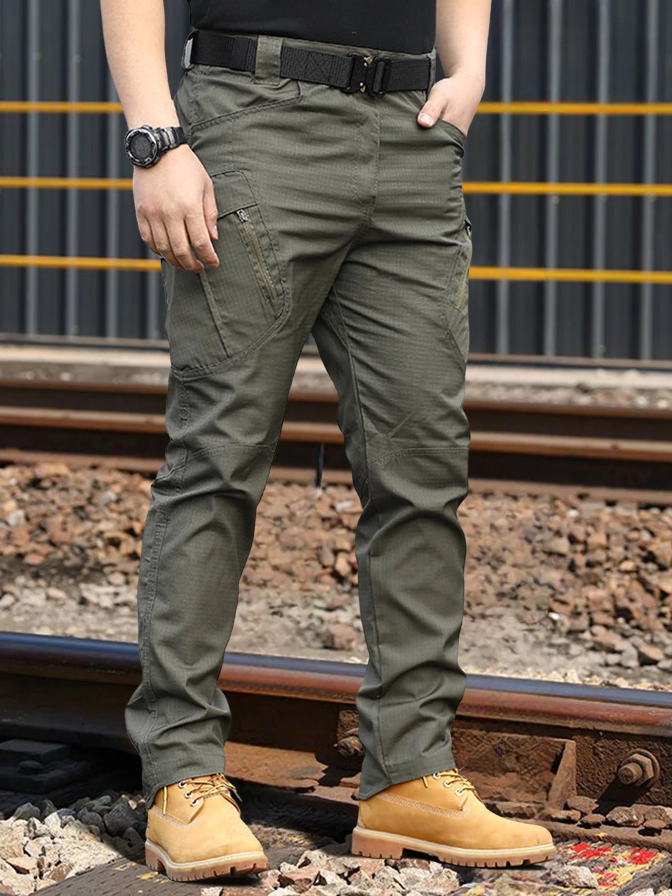 IX9 Tactical Work Pants With Multi Pocket Design