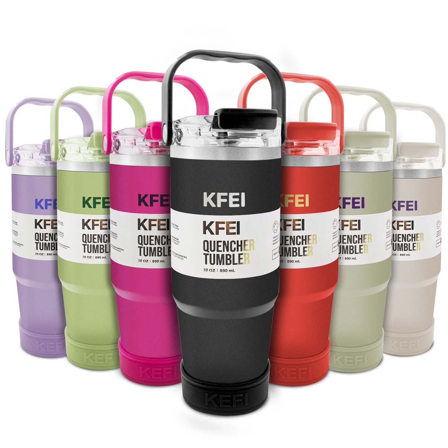 Double Wall Stainless Tumbler With Lid And Straw Vacuum Insulated