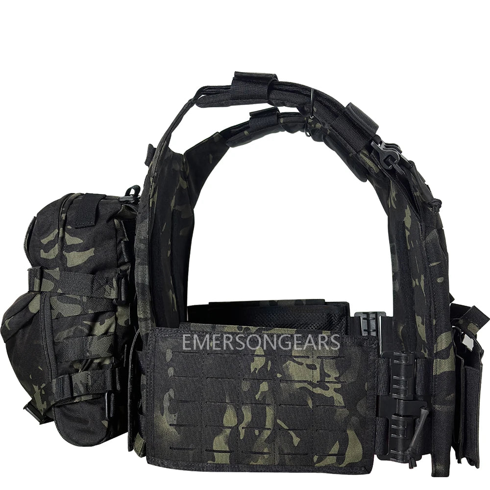 EMERSONGEARS 1000D Nylon Quick Release Laser Cut Vest Hydration Backpack