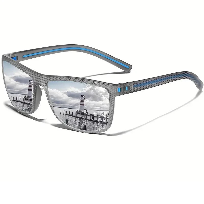 LENMOSC Square Polarized Sunglasses For Men And Women UV Protection