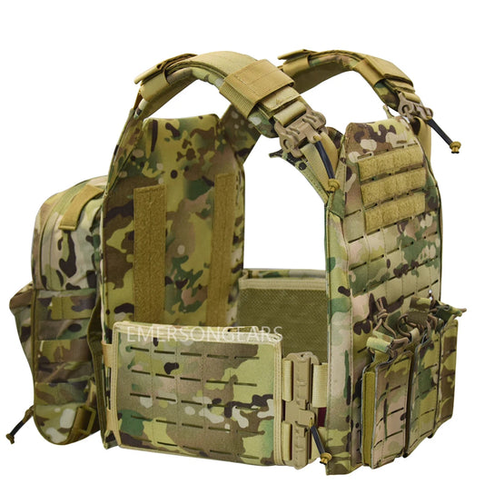 EMERSONGEARS 1000D Nylon Quick Release Laser Cut Vest Hydration Backpack