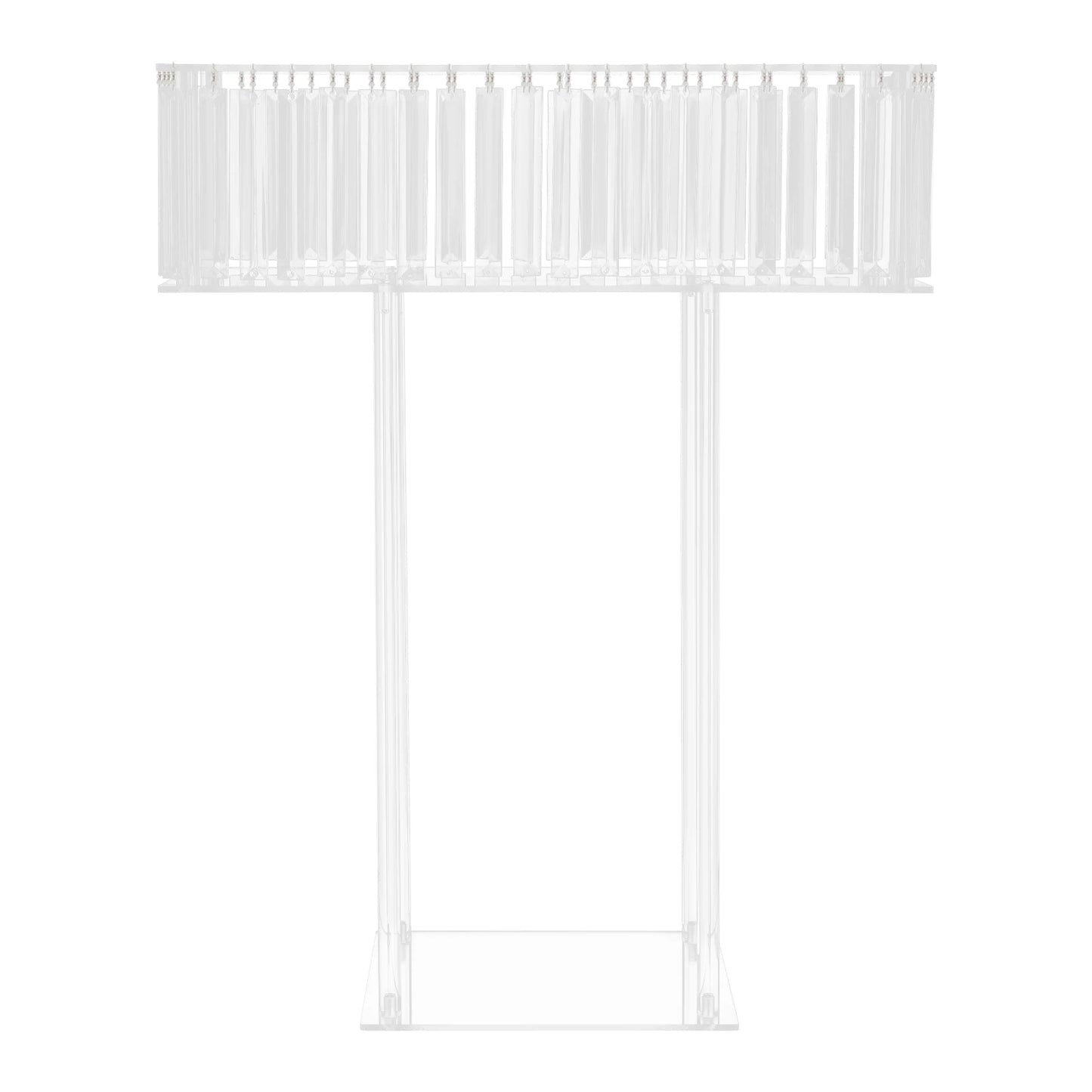 Bymaocar Crystal Flower Stand Wedding Display Rack Centerpiece
