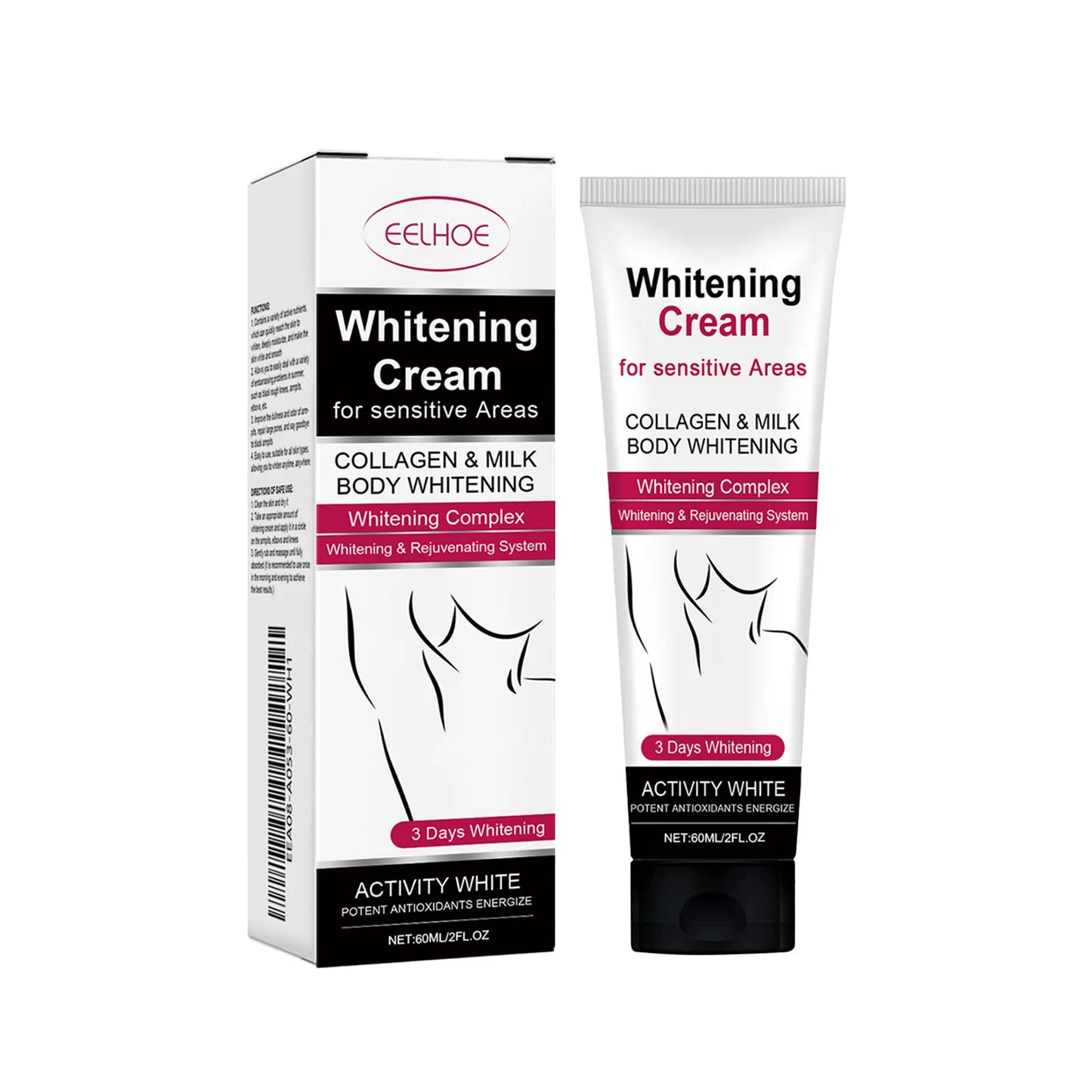 Eelhoe Underarm Whitening Cream For Dark Skin Melanin Brightening
