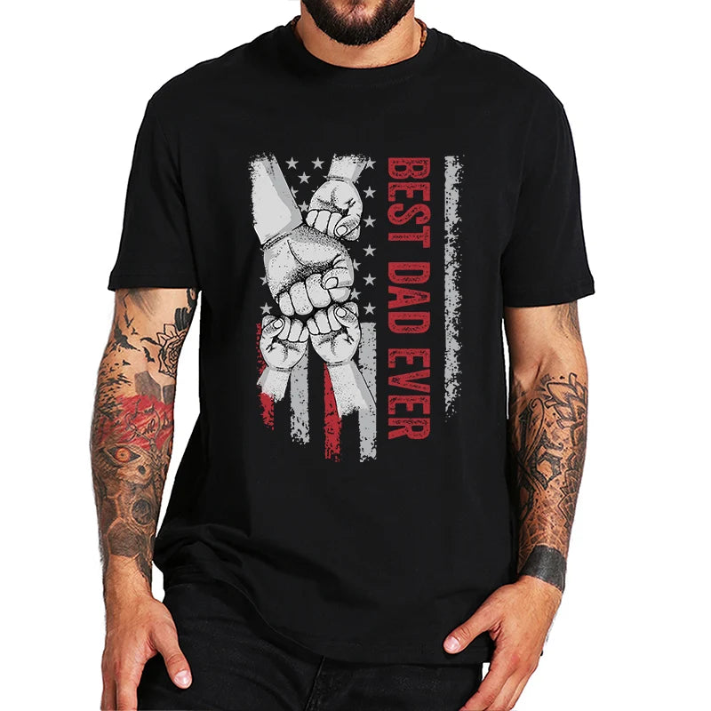 Maymavarty Custom Best Dad Ever T Shirt Fathers Day Gift